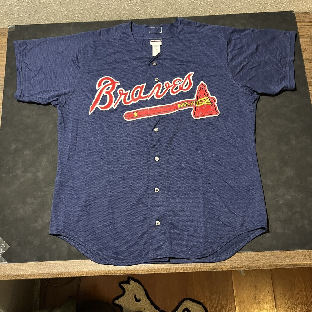 Vintage Atlanta Braves Jersey Wilson Baseball USA Team Issue Minor League Player